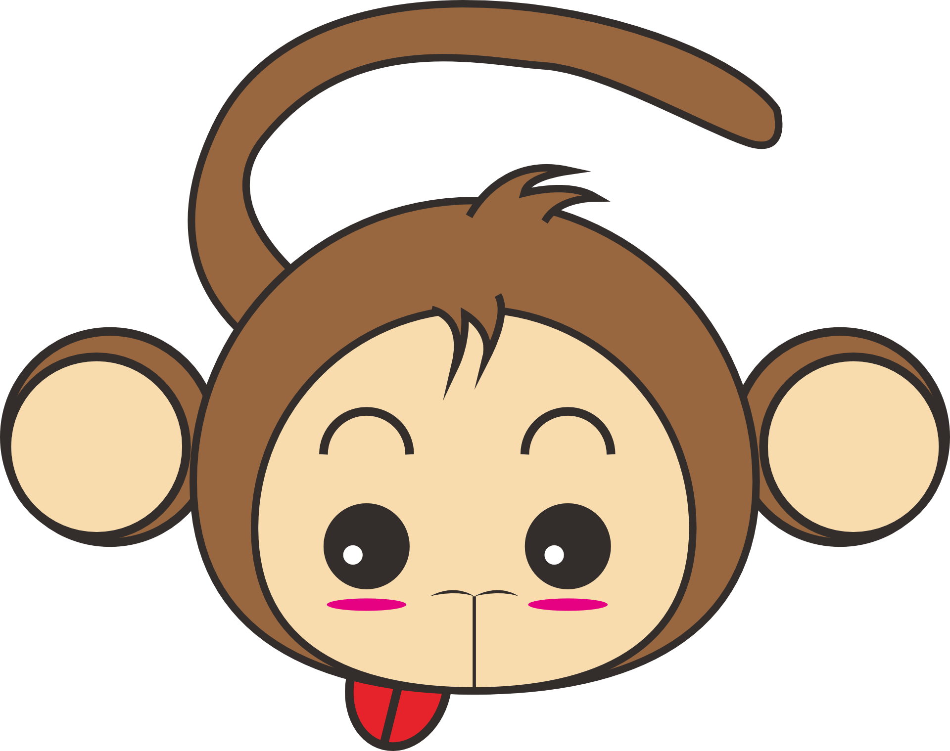 While The Chinese New Year Is Based On A Lunar Cycle, - ลิง การ์ตูน น่า รัก (1920x1519)