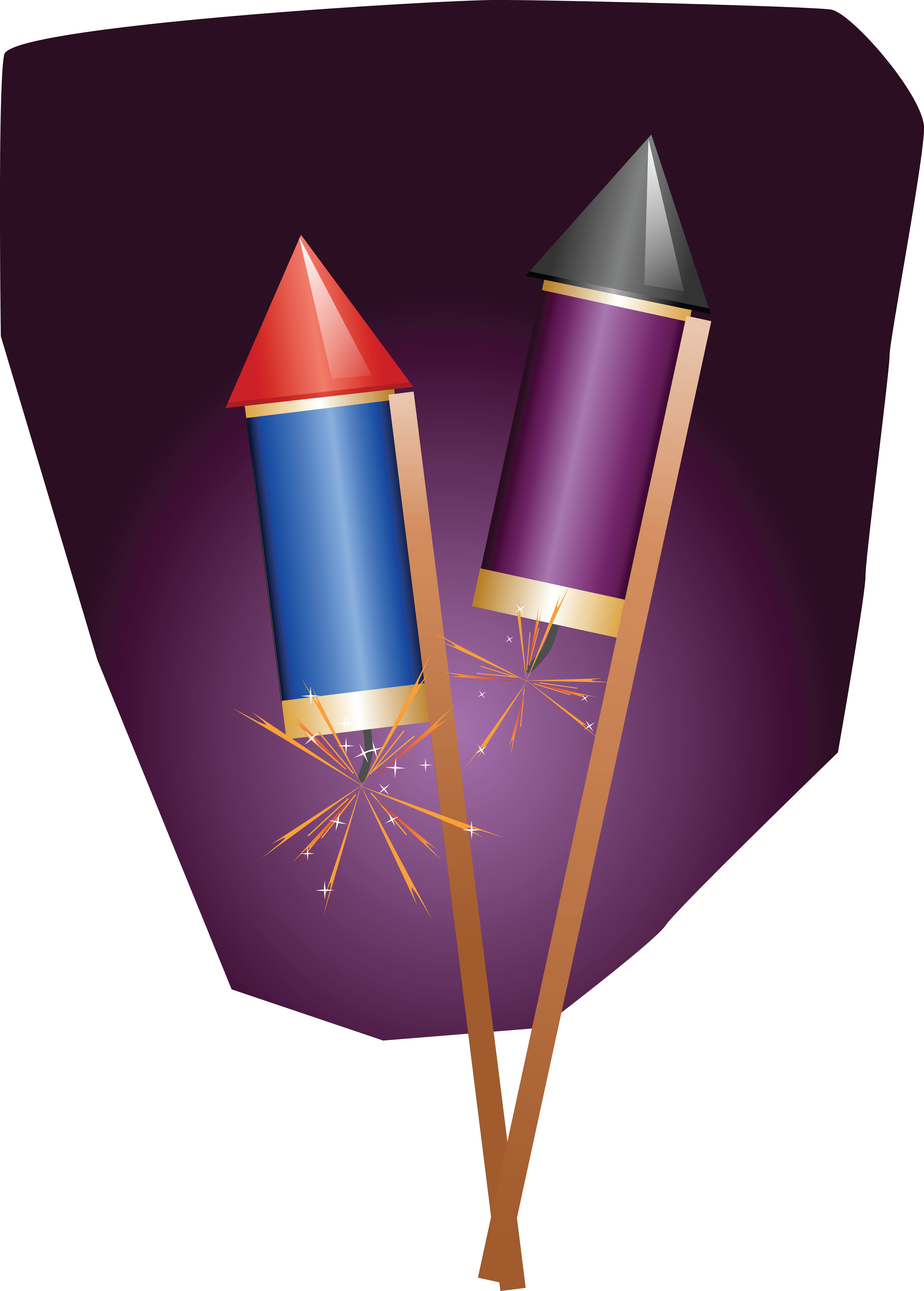 Free Clipart Of Fireworks On Sticks - Clip Art (4000x5588)