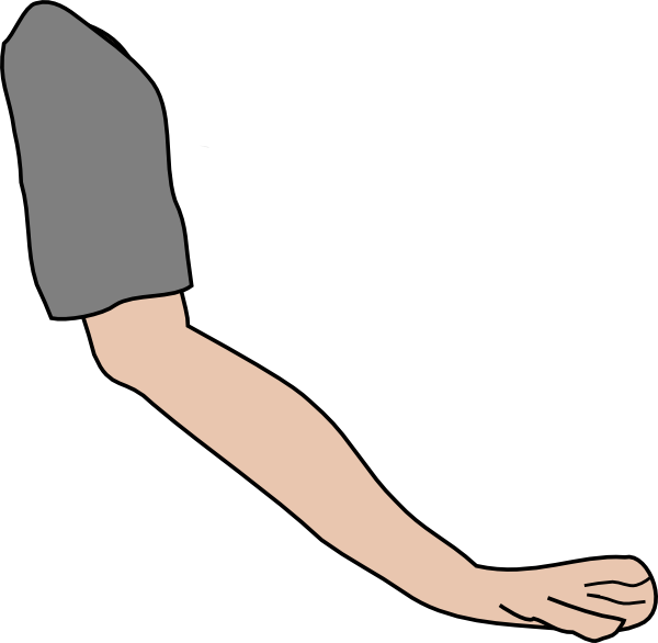 Left Arm Clipart - Arm Clipart (600x586)