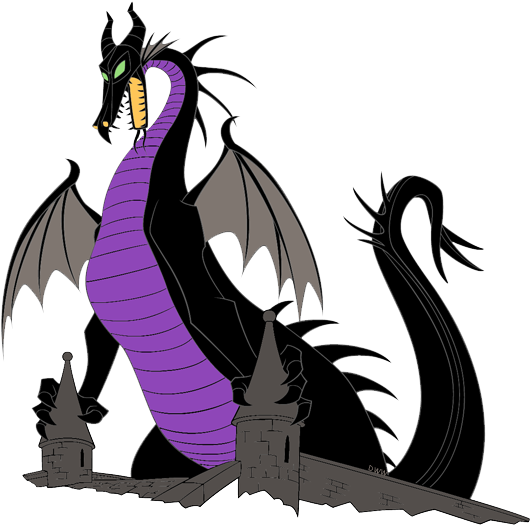 Dragon Clipart Maleficent - Maleficent Dragon (550x535)