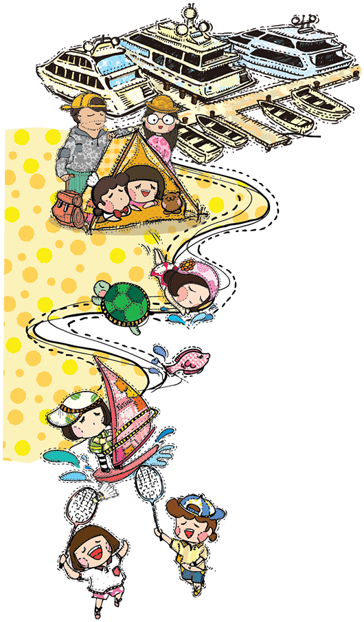 Hong Kong Gold Coast - Cartoon (530x904)