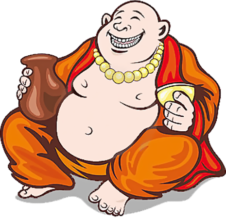 [s]ome Among The Chinese Officials And Literati Articulated - Fat Monks (465x450)