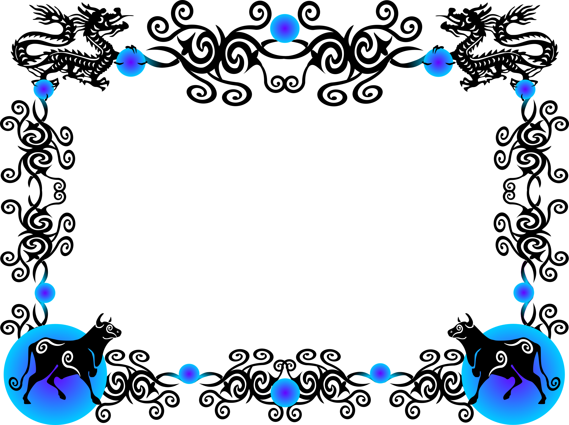 Big Image - Chinese New Year 2018 Border (2400x1793)