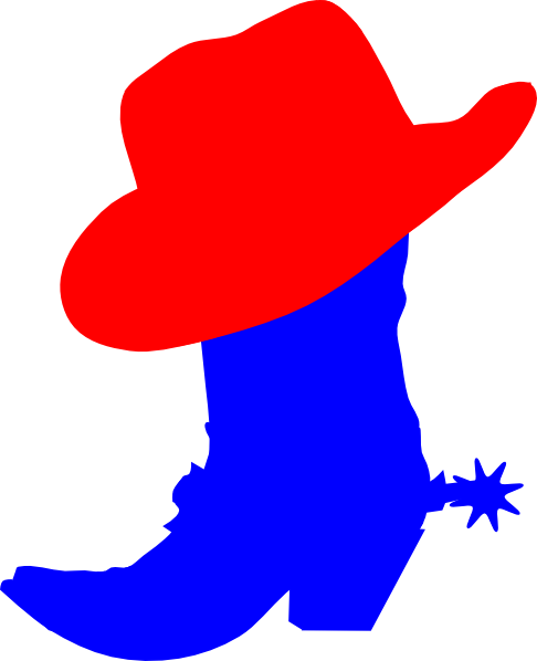 Cowboy Boot Clip Art (486x598)
