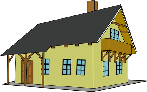 House Clipart - House Clip Art (500x316)