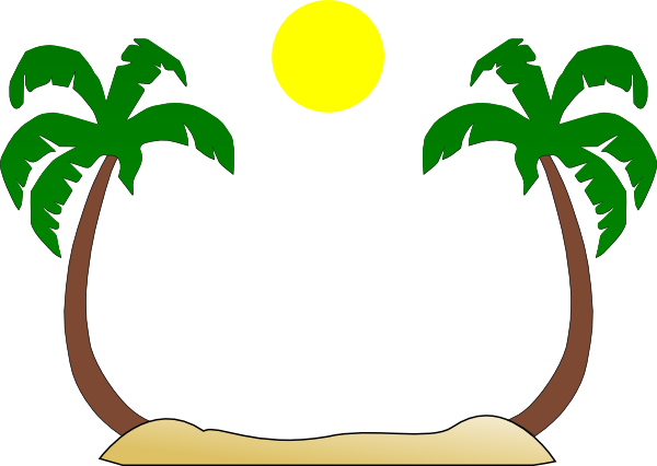 Beach Clip Art At Clker - Summer Beach Clipart Png (600x426)