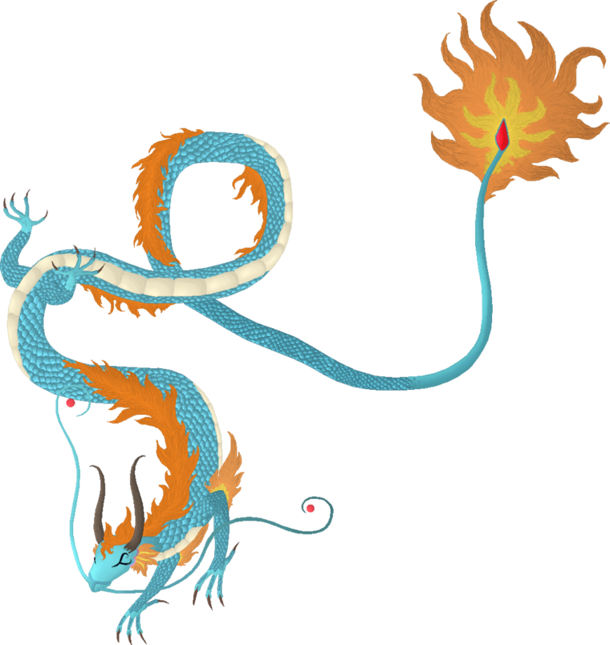 Chinese Dragon By Nightka - Chinese Dragon Pixel (869x920)