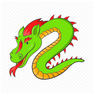 For Our Friends, The Southwark School Dragons, Here - Dragon Chino Dibujo Animado (400x400)