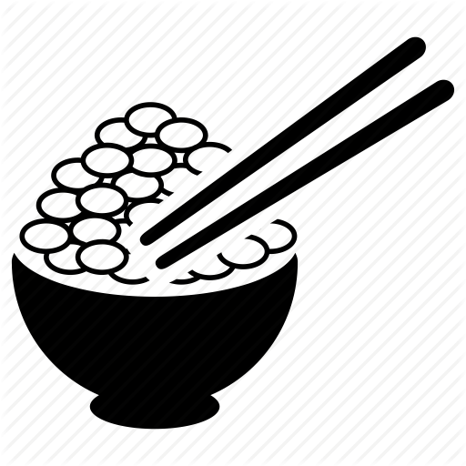 Chinese Food Clipart Rice Bowl - Food Chinese Icon (512x512)