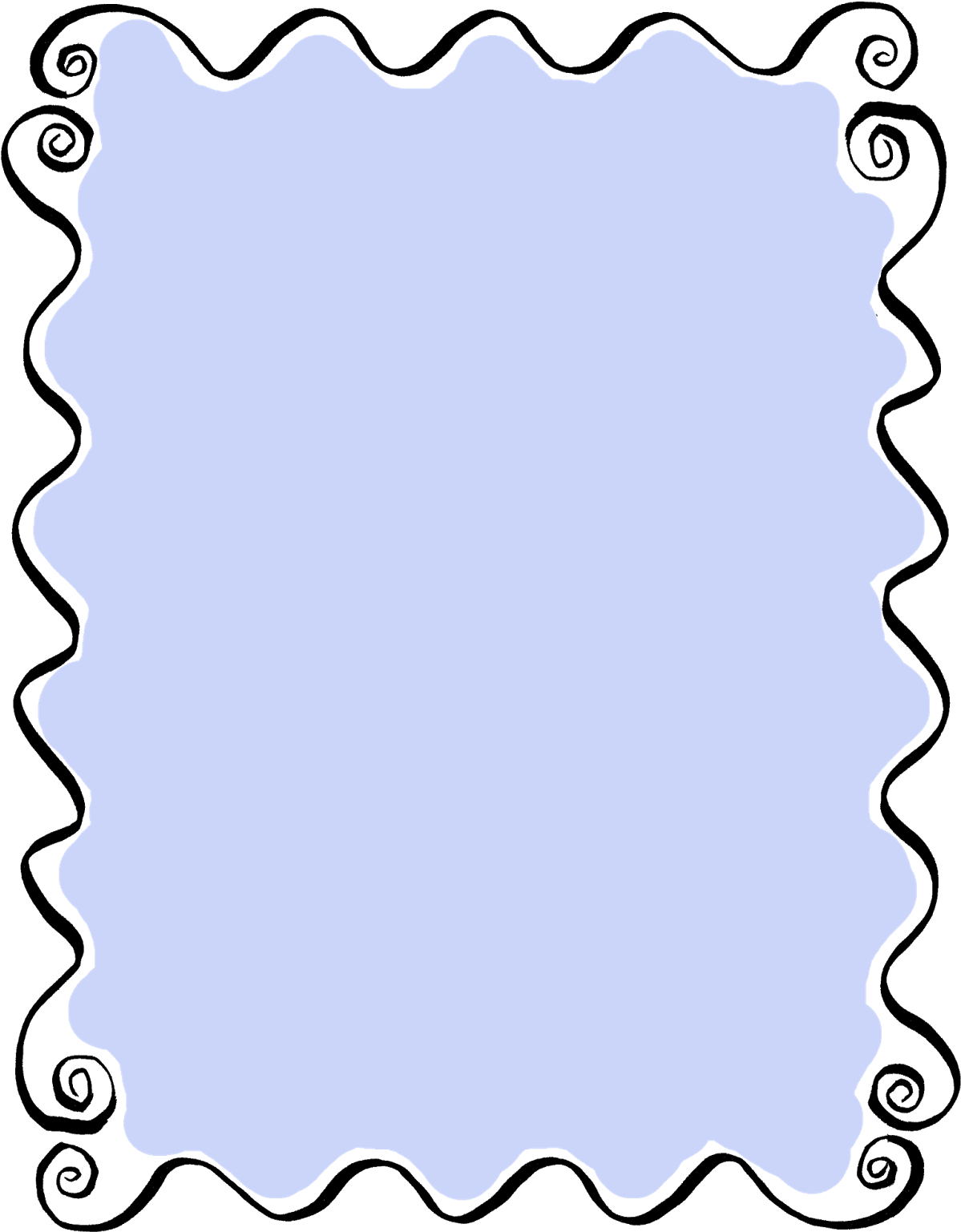 Find More Hand Drawn Frames At Digital Stamp Design - Frame Borders Clip Art (1237x1600)