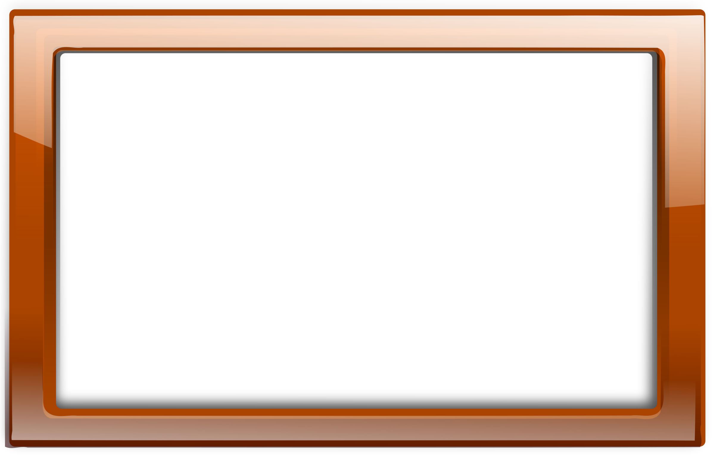 Clipart - Free Wooden Picture Frames (2400x1556)