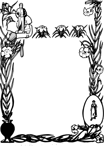 How To Set Use Ornate Frame Svg Vector - Logo Bingkai Hitam Putih (532x750)