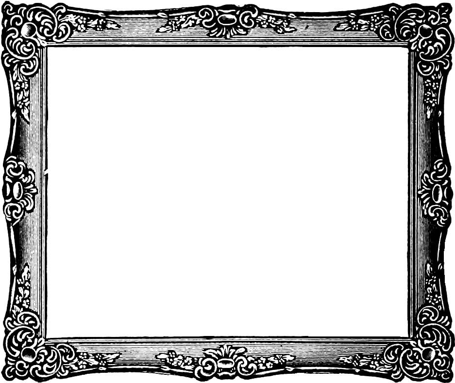 Fancy Border Frame Clipart Free Clipart Images - Vintage Frame Png (946x799)