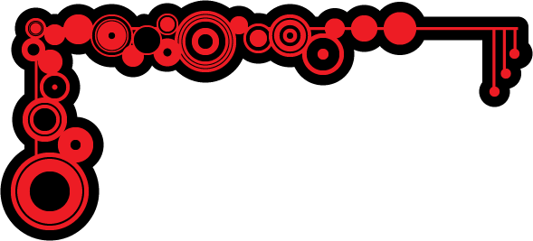 Clip Arts Related To - Border Red And Black (589x267)