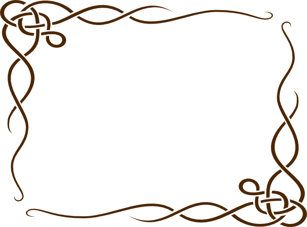 Fancy Frame - Brown Frame Png (600x444)