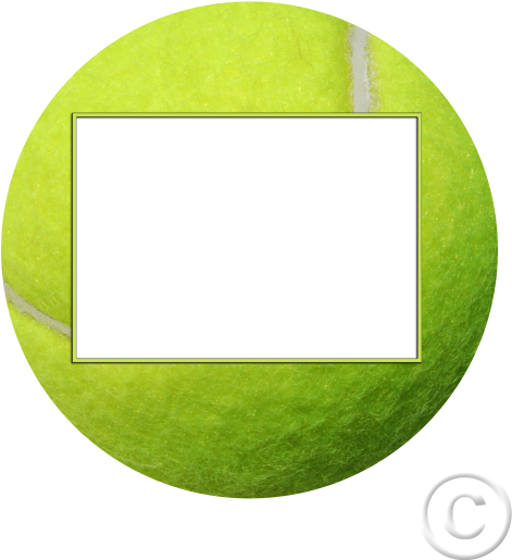16 Plaque Free Photoshop Shapes Images Fancy Frame - Tennis (510x600)