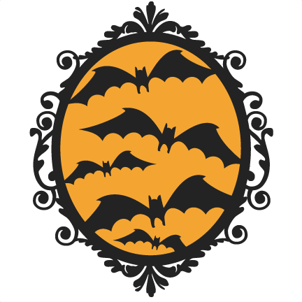 Halloween Bat Frame Svg Scrapbook Cut File Cute Clipart - Halloween Bat Frame Svg Scrapbook Cut File Cute Clipart (432x432)