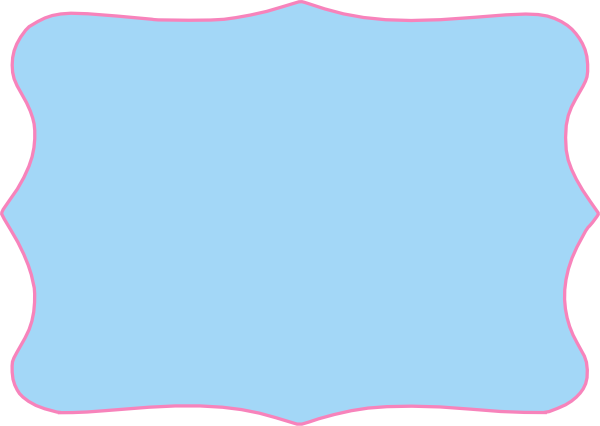 Small - Blue Pink Frame Png (600x426)
