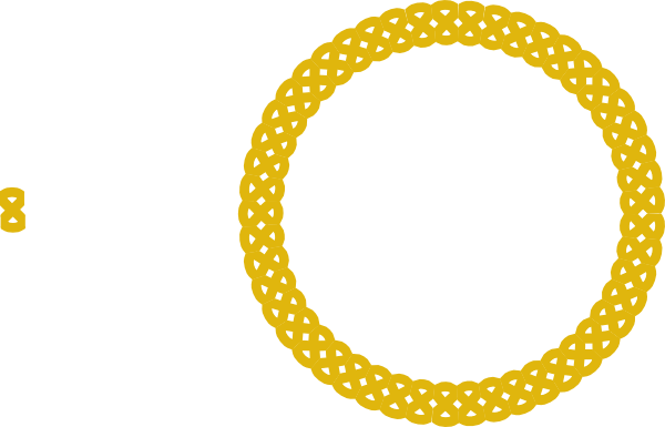 Gold Border Circle Png (600x385)