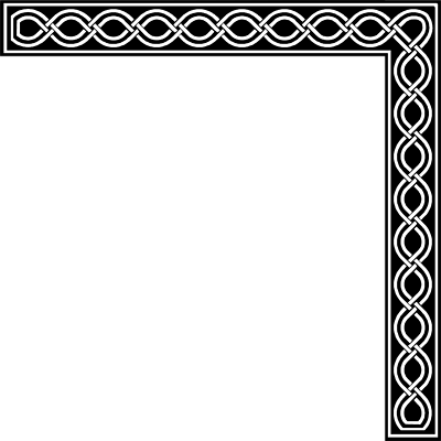 Simple Borderline Design Clipart Free Corner Borders - Hd Corner Border Frame Png (400x400)