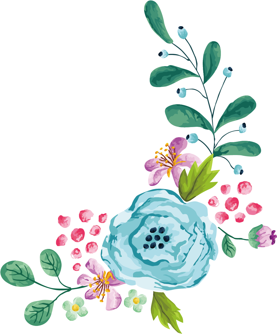 Flower Stock Photography Euclidean Vector Clip Art - Transparent Flower Border Vector (1500x1500)