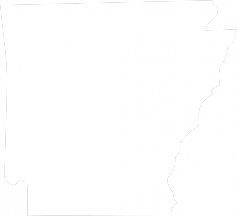 Arkansas - Clipart - Arkansas Black And White (800x727)