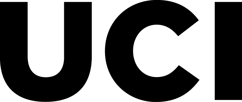 Black - University Of California Irvine White Logo (799x339)