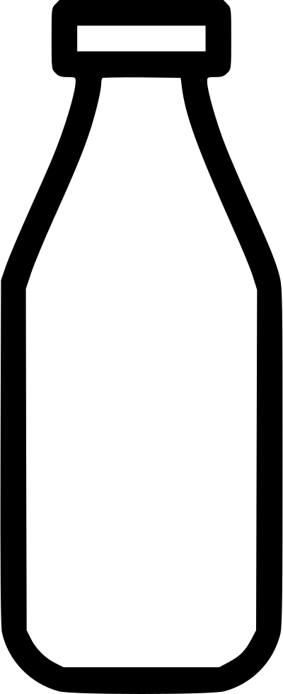 Png File Svg File Eps File Psd File Cdr File - Milk Bottle Svg (400x980)