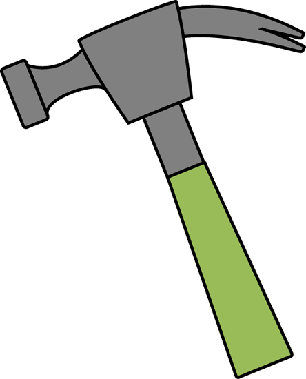 Free Download Clip Art - Clipart Of A Hammer (444x550)