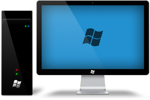 Windows Desktop Computer Png - Apple Led Cinema Display (512x512)