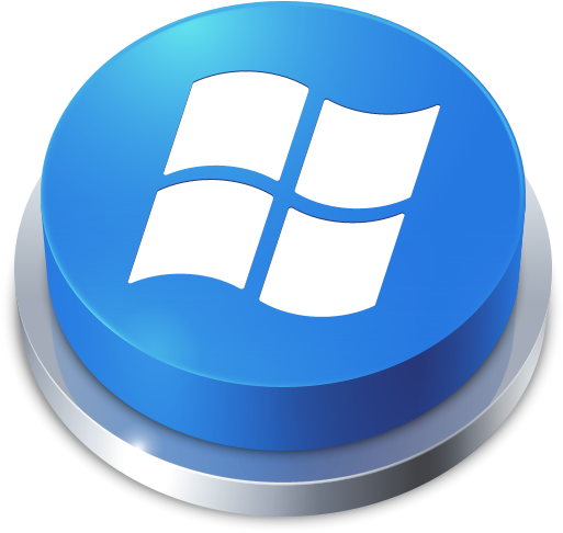 Perspective Button Window Icon, Thumb - Icone Windows 10 Ico (512x512)