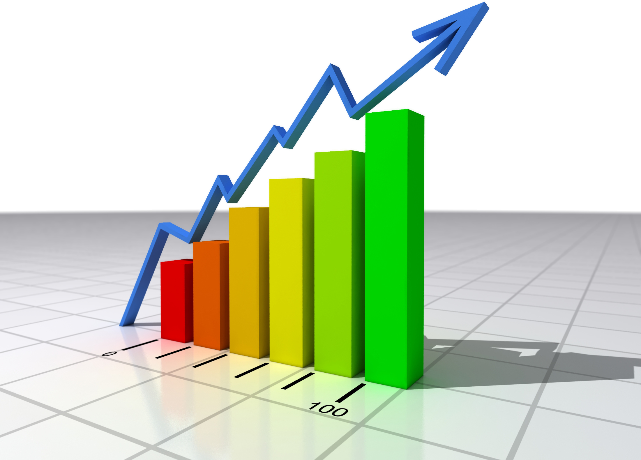 Business Growth Chart Png Transparent Images - Growing Graph (2200x1700)