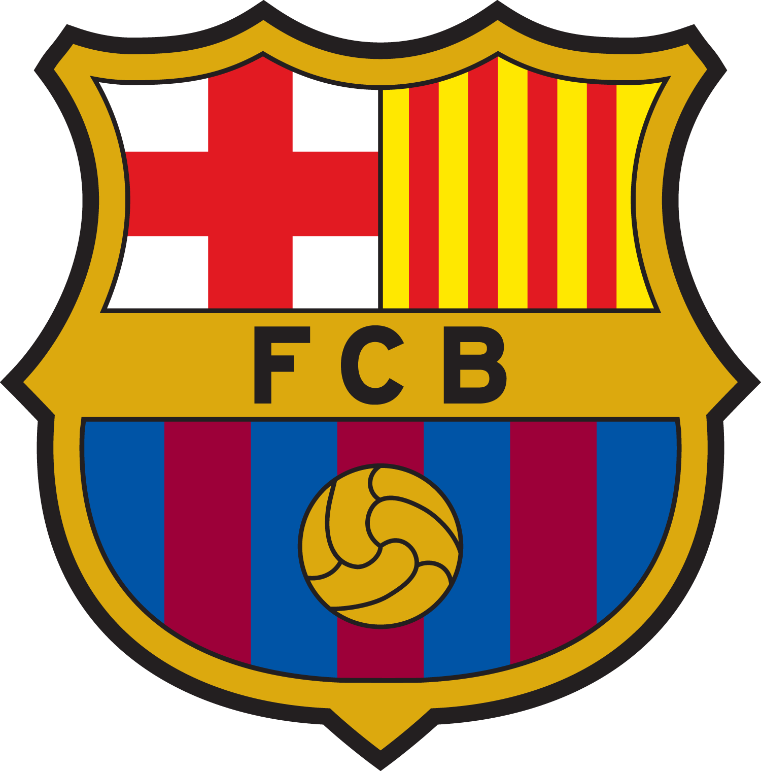 Fc Barcelona Png Logo - Fc Barcelona Logo (1500x1519)
