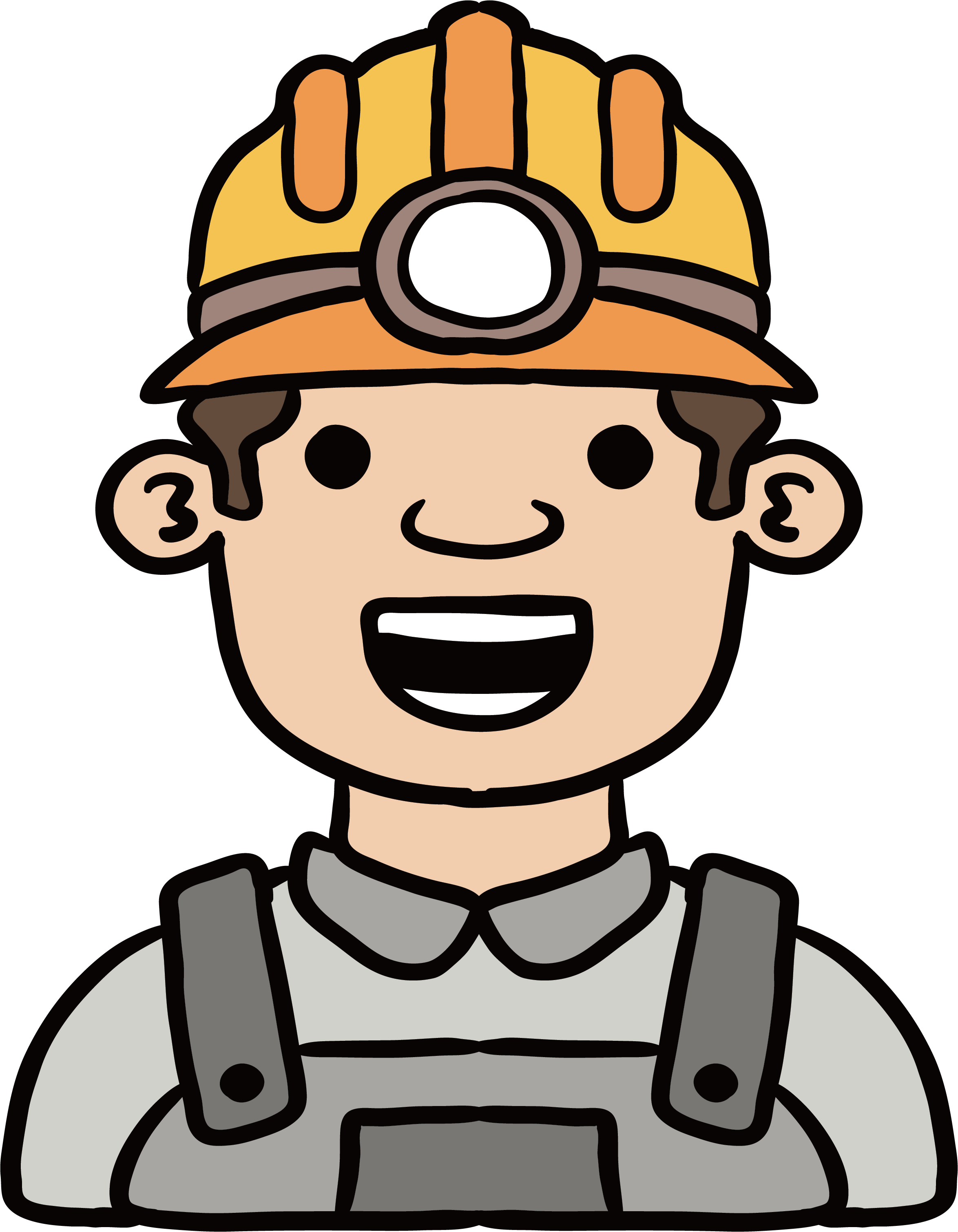 Coal Mining Miner Clip Art - Coal Miner Clipart (2349x3022)