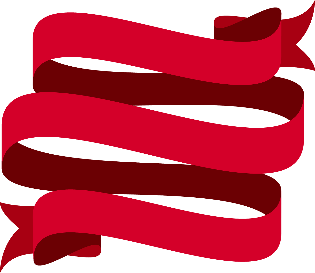 Red Ribbon Clip Art - Ribbon (1295x1123)