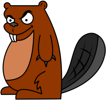Realize The Beaver Oregon S - Cartoon Beaver Png (460x430)