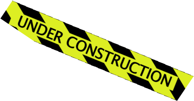 Construction Tape Clipart - Under Construction Tape Transparent (646x528)