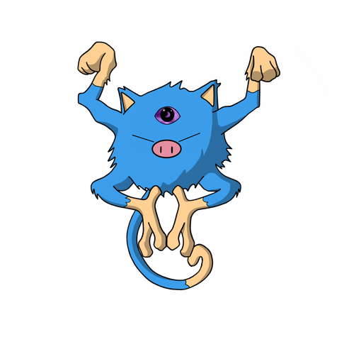 Psychic Type Mankey Pokmon By Alexdoessomeart - Psychic Type Mankey Pokmon By Alexdoessomeart (894x894)