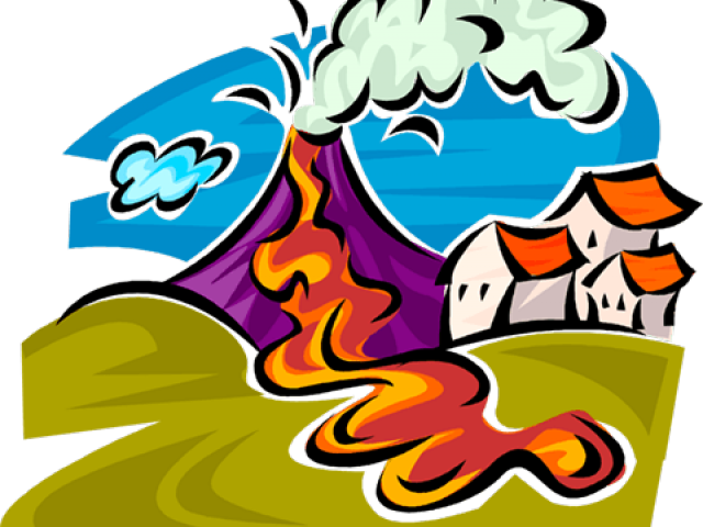 Volcano Clipart Disaster - Volcano Clipart Disaster (640x480)