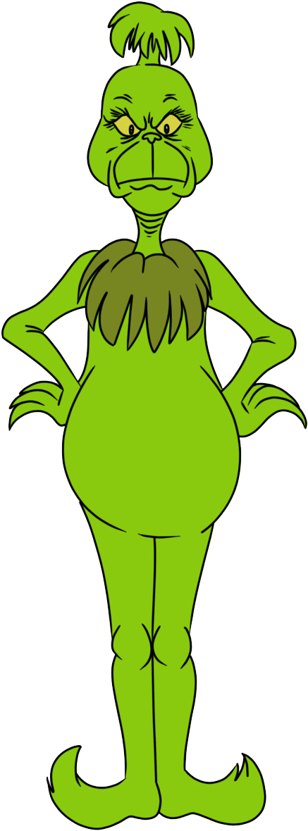 Transparent Cartoon Grinch - Transparent Cartoon Grinch (900x1360)