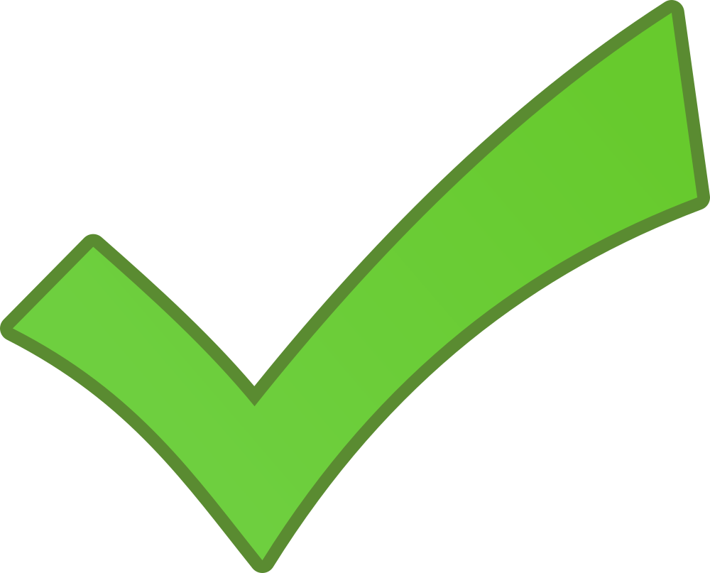 Transparent Check Clip Art Green - Transparent Check Clip Art Green (1000x807)