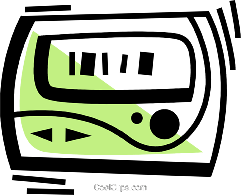 Pagers Royalty Free Vector Clip Art Illustration - Pagers Royalty Free Vector Clip Art Illustration (480x389)