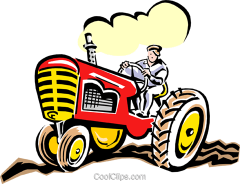 Farmer On Tractor - Farmer On Tractor (480x368)
