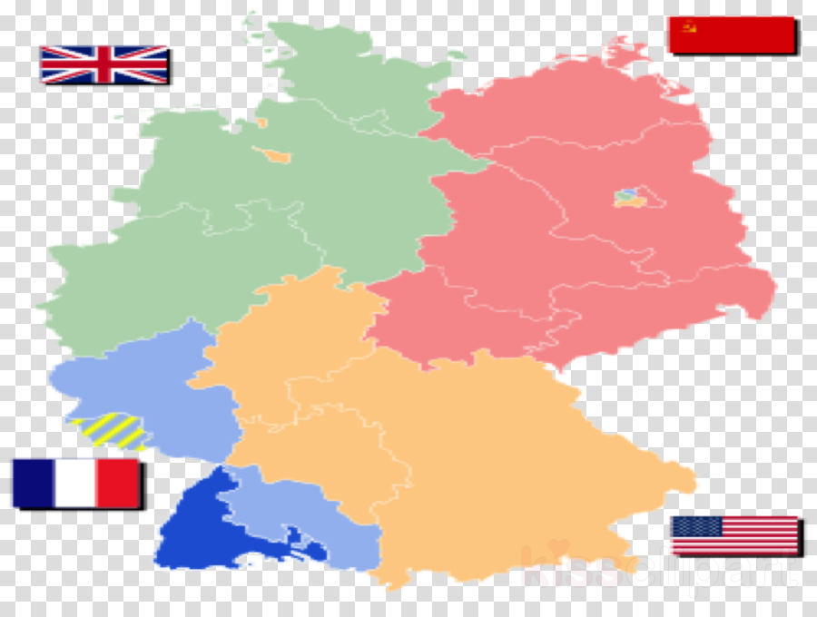 French Zone Germany Clipart Allied Occupied Germany - French Zone Germany Clipart Allied Occupied Germany (900x680)