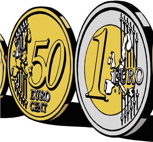 Euro Coins Euro Sign 1 Euro Coin - Euro Coins Euro Sign 1 Euro Coin (530x750)