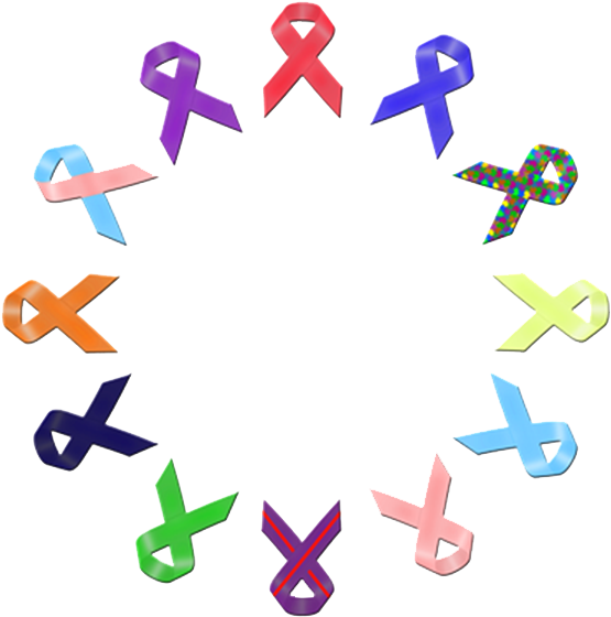 Awareness Ribbon Round A2 - Awareness Ribbon Round A2 (600x600)