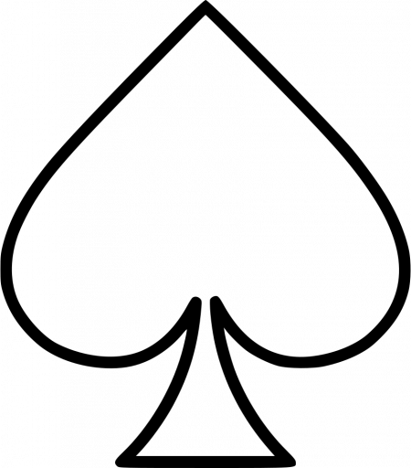 Ace Of Spades Clipart Eyes - Ace Of Spades Clipart Eyes (450x512)