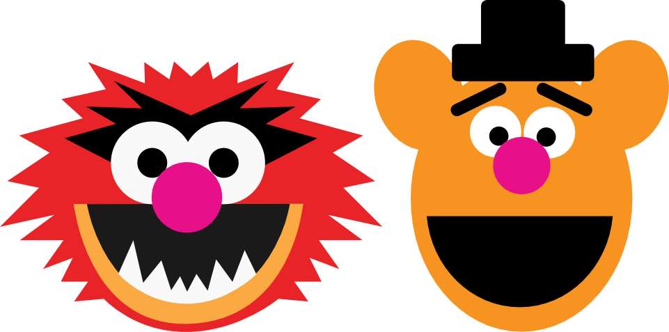 Sesame Street Blog Hop Moldes Para Cortar, Clipart, - Sesame Street Blog Hop Moldes Para Cortar, Clipart, (961x477)
