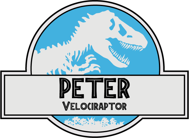 Decided To Make A Vector Of The Jurassic World Nametag - Decided To Make A Vector Of The Jurassic World Nametag (654x478)