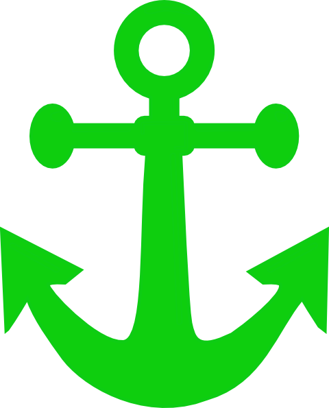 Dark Green Anchor Clip Art At Clker Com Vector Clip - Dark Green Anchor Clip Art At Clker Com Vector Clip (480x595)